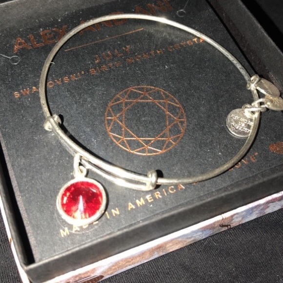 Alex and Ani Jewelry - Alex and Ani July birthstone ring and bracelet